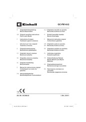 EINHELL GC-PM 40/2 Instructions D'origine