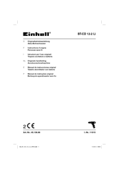 EINHELL BT-CD 12-2 Li Instructions D'origine