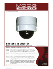 Moog Videolarm SM5T8NE Instructions D'installation