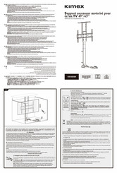 Kimex 018-6064 Manuel D'installation