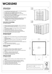 Bertilo WC201040 Instructions D'installation