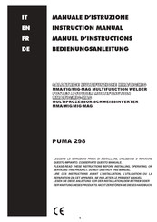 Helvi PUMA 298 Manuel D'instructions