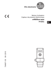 IFM Electronic efector500 PF2654 Notice D'utilisation