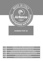 AIRFORCE Domino POP 30 Prescriptions De Montage Et Mode D'emploi