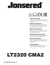 Jonsered LT2320 CMA2 Manuel D'instructions