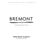 Bremont AIRCO MACH 2 Mode D'emploi