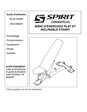 Spirit Commercial ST800FI Guide D'utilisation