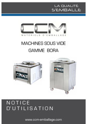 CCM BORA Serie Notice D'utilisation