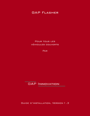 GAP Flasher Guide D'installation