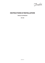 Danfoss HPC EM Instructions D'installation