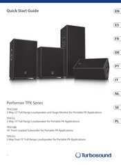 Turbosound Performer TPX152 Guide Rapide