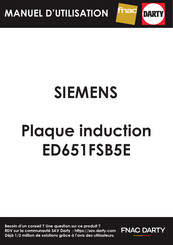 Siemens EDFS Série Notice D'utilisation