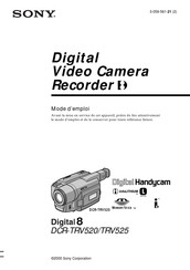 Sony Handycam DCR-TRV525 Mode D'emploi