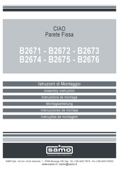 Samo CIAO B2675 Instructions De Montage