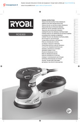 Ryobi ROS300A Traduction Des Instructions Originales