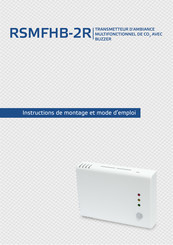 Sentera Controls RSMFHB-2R Instructions De Montage Et Mode D'emploi