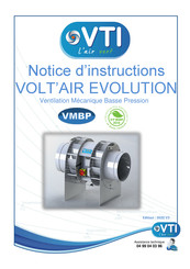 VTI VOLT'AIR EVOLUTION Notice D'instructions