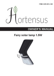 Hortensus HOR-SFL1.5W Mode D'emploi