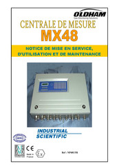 Oldham MX48 Notice De Mise En Service Et D'utilisation
