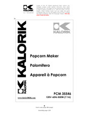 Kalorik PCM 35546 Mode D'emploi