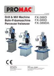 Promac FX-389DA Notice D'utilisation