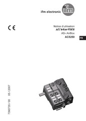 IFM Electronic AS-interface AC5250 Notice D'utilisation