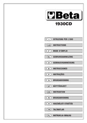 Beta 1930CD Mode D'emploi