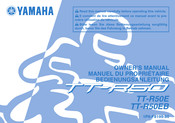 Yamaha TT-R50E 2011 Manuel Du Propriétaire