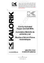 Kalorik USK PPG 37241 Manuel D'instructions