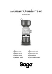 Sage the Smart Grinder Pro SCG820 Guide Rapide
