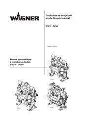 WAGNER ZIP52 PF Traduction En Français Du Mode D'emploi Original