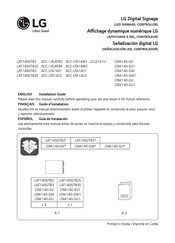 LG LTAK140-GV1 Guide D'installation