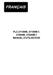 JUKI PLC-2710NM-7 Manuel D'utilisation