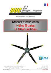 DUC Hélices FLAIR-2 Manuel D'instructions