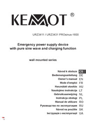 Kemot URZ3431 Mode D'emploi