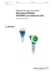 Endress+Hauser Micropilot FMR66B Manuel De Mise En Service