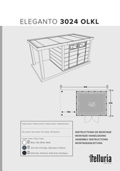 telluria ELEGANTO 3024 OLKL Instructions De Montage