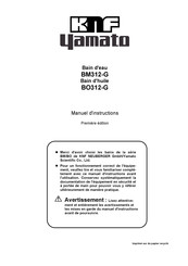 KNF Yamato BM312-G Manuel D'instructions