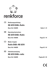 Renkforce 1416078 Mode D'emploi