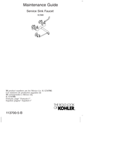 Kohler K-7309-5A-CP Guide De Maintenance