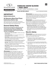 SNOWJOE iON100V-24SB-CT Manuel D'utilisation