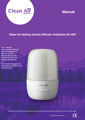 Clean Air Optima Ambiente AD-301 Mode D'emploi