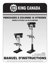 King Canada KC-117C Manuel D'instructions