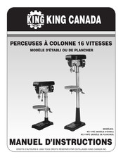 King Canada KC-116C Manuel D'instructions