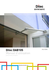 Ditec DAB105 Manuel D'utilisation
