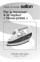 Salton Platine Nova-press Mode D'emploi