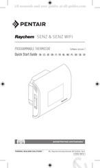 Pentair Raychem SENZ WIFI Guide De Démarrage Rapide