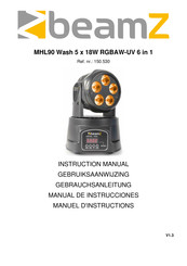 Beamz MHL90 Manuel D'instructions