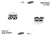 Samsung DVD-HD950 Mode D'emploi