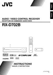 JVC RX-D702B Manuel D'instructions